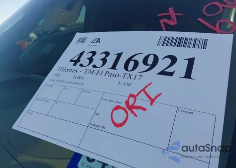 2005 Ford F-150 Lariat/Xlt from USA, damaged, VIN 1FTPW12595FB45618